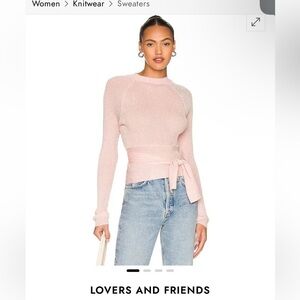 REVOLVE Lovers + Friends Amery pink top 🌸